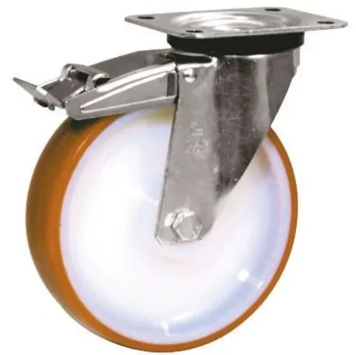 LAG Braked Swivel Castor Wheel, 120kg Capacity, 100mm Wheel - 22055  FR product image