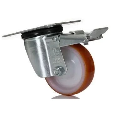 LAG Braked Swivel Castor Wheel, 100kg Capacity, 80mm Wheel - 22052  FR product image