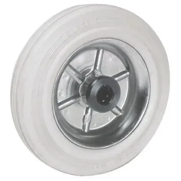 LAG Black, Grey Rubber Non-Marking, Quiet Operation, Shock Absorbing Trolley Wheel, 230kg - 12086G product image