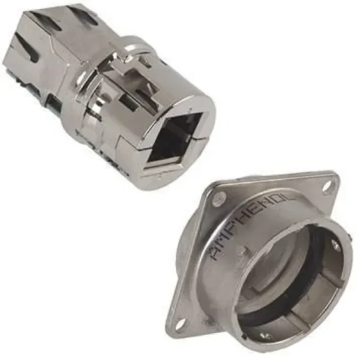 Amphenol Socapex RJF Series Female RJ45 Connector, Panel Mount, Cat5e Straight 1 Port 8 -Way - RJF21N product image