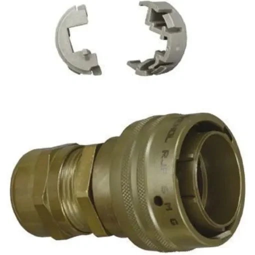 Amphenol Socapex RJF Series Male RJ45 Connector, Cable Mount Straight 1 Port 8 -Way - RJF6G product image