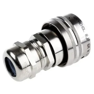 Amphenol Socapex RJF Series Male RJ45 Connector, Cable Mount, Cat5e Straight 1 Port 8 -Way - RJF6MN product image