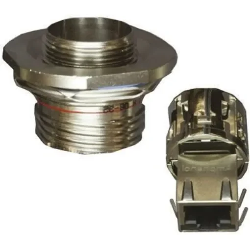 Amphenol Socapex RJFTV Series Female RJ45 Connector, Jam Nut, Cat5e Straight 1 Port 8 -Way - RJFTV71N product image