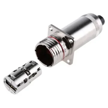 Amphenol Socapex Straight, Panel Mount, Socket- Single Port Type A 2.0 IP68 USB Connector - USBFTV2PE1N product image