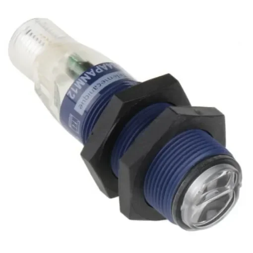 Telemecanique Sensors Diffuse Photoelectric Sensor, Barrel Sensor, 100 mm Detection Range - XUB4APANM12 product image