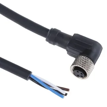 Telemecanique Sensors Right Angle Female 4 way M8 to Unterminated Sensor Actuator Cable, 10m - XZCP1041L10 product image