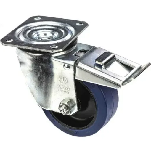 LAG Braked Swivel Castor Wheel, 180kg Capacity, 125mm Wheel - 32108BFR product image
