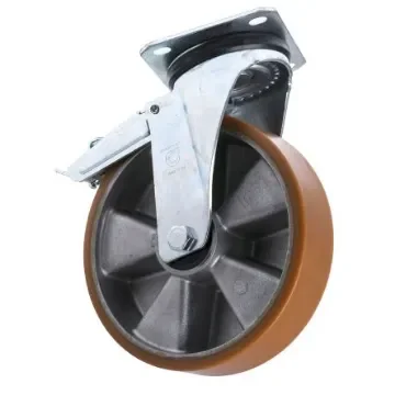 LAG Braked Swivel Castor Wheel, 300kg Capacity, 200mm Wheel - 26081  FR product image
