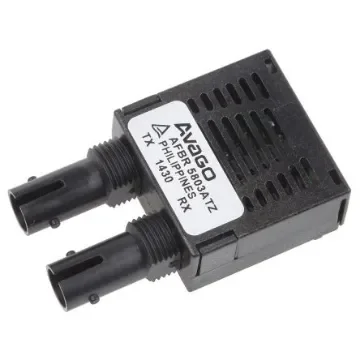 Broadcom AFBR-5803ATZ Fibre Optic Transceiver, ST Connector, 100Mbit/s, 1380nm 9-Pin product image