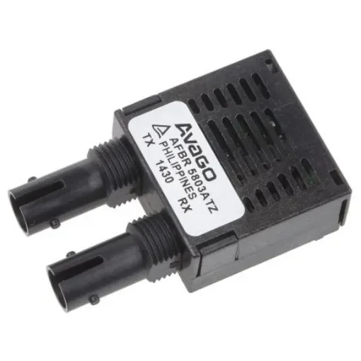 Broadcom AFBR-5803ATZ Fibre Optic Transceiver, ST Connector, 100Mbit/s, 1380nm 9-Pin product image