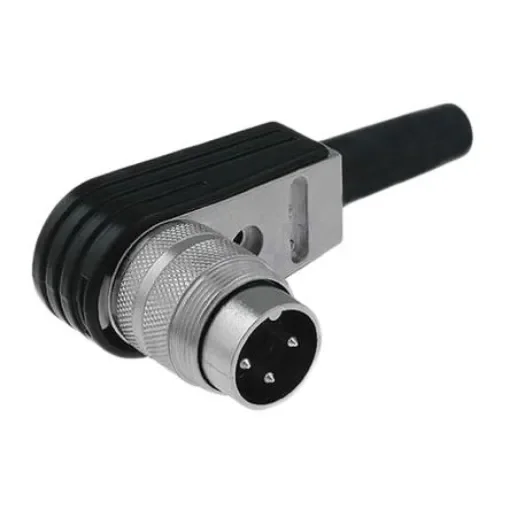 Amphenol Industrial, C 091 A 3 Pole Right Angle M16 Din Plug, 5A, 300 V ac, Male, Cable Mount - T3260-005 product image