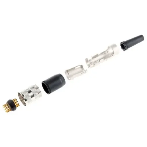 Amphenol Industrial, Signalmate C091 12 Pole M16 Din Plug, 3.0A, 150.0 V IP40, Cable Mount - T3635000 product image