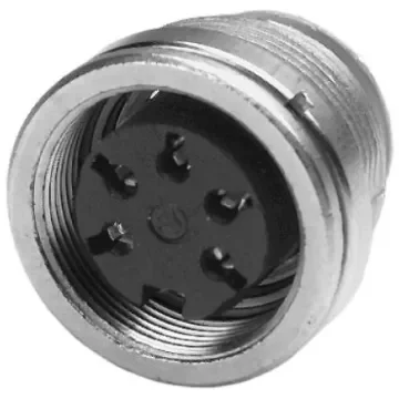 Amphenol Industrial, signalmate C091 12 Pole M16 Din Socket, 3.0A, 150.0 V IP40, Panel Mount - T3638-004 product image