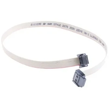 ERNI Flat Ribbon Cable, 68-Way, 1.27mm Pitch, 300mm Length, AU IDC to IDC - 173801 / 173801-E product image