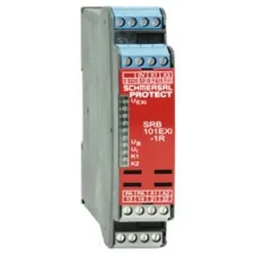 Schmersal PROTECT SRB SRB 101Exi Emergency Stop Safety Relay, 24V dc, Dual-Channel, 1 Safety Contacts - SRB101EXI-1R product image