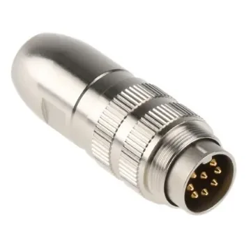 Lumberg 8 Pole Din Plug, DIN EN 60529, 5A, 60 V ac IP68, Male, Cable Mount - 0332 08-1 product image