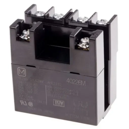 Panasonic PCB Mount Power Relay, 24V dc Coil, 30A Switching Current, DPST - HE2AN-S-DC24V product image