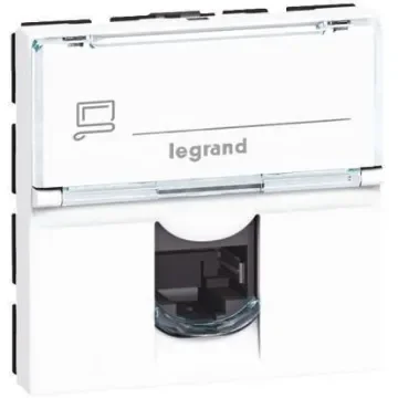 Legrand White Telephone Socket - 0 765 55 product image