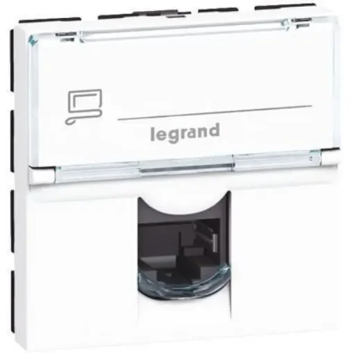 Legrand White Telephone Socket - 0 765 55 product image