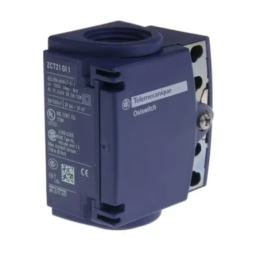 Telemecanique Sensors OsiSense XC Series Limit Switch, NO/NC, IP66, IP67, DP, Plastic Housing, 240V ac Max, 10A Max - ZCT21G11 product image