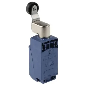 Telemecanique Sensors OsiSense XC Series Lever Limit Switch, NO/NC, IP66, IP67, DP, Plastic Housing, 240V ac Max, 10A - XCKP2118G11 product image
