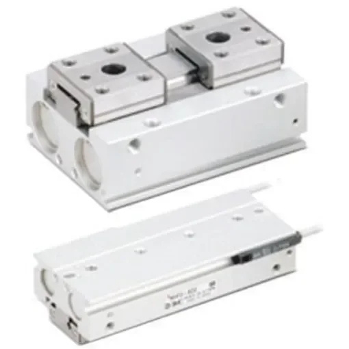 SMC 2 Finger Double Action Pneumatic Gripper, MHF2-12D1, Low Profile Gripping Type product image