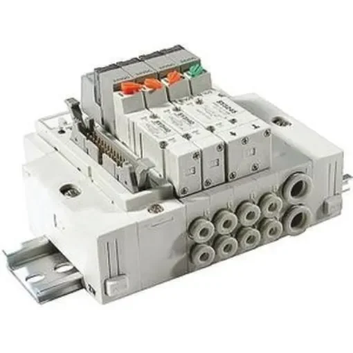 SMC SS5Y series 2 station Manifold - SS5Y3-45-02D-C6-Q product image