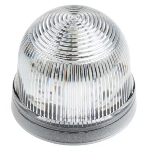 Werma EM 816 Series Clear Steady Beacon, 5 V dc, Panel Mount, LED Bulb, IP65 - 816.480.53 product image