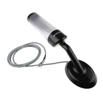 Werma Kompakt Series Clear Buzzer Signal Tower, 3 Lights, 24 V dc, Wall Mount - 695.300.55 product image