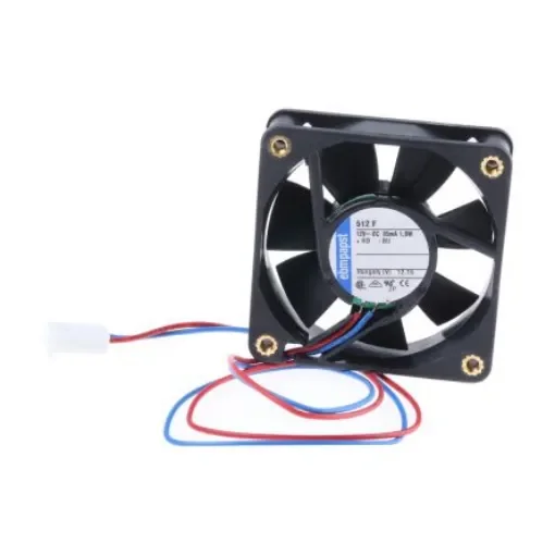 ebm-papst 500 F Series Axial Fan, 12 V dc, DC Operation, 20m³/h, 1W, 50 x 50 x 15mm - 512F-RS0 product image
