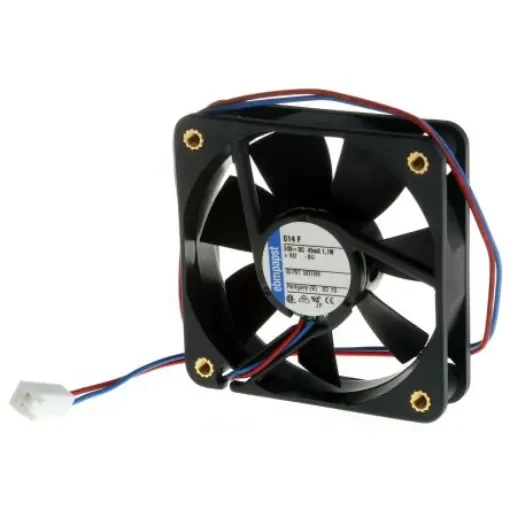 ebm-papst 600 F Series Axial Fan, 24 V dc, DC Operation, 29m³/h, 1.1W, 60 x 60 x 15mm - 614F-RS0 product image