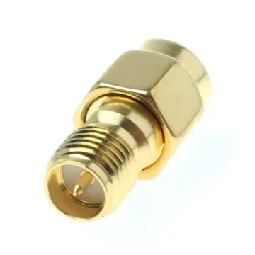 Amphenol RF Straight RF Adapter SMA Plug to R-SMA Plug - SMAM-RSMAM-3GT50G-50 product image