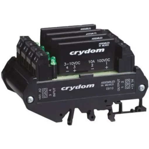 Sensata Crydom DRA4-CMX Series Solid State Interface Relay, 28 V Control, 8 A Load, DIN Rail Mount - DRA4-CMXE100D10 product image