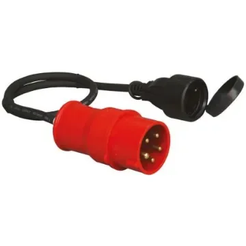 Kopp IP44 Black Industrial Power Connector Adapter, Rated At 16A, 400 V - 147503006 product image