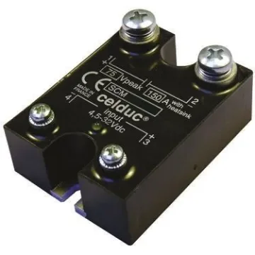 Celduc SCM Series Solid State Relay, 150 A Load, Panel Mount, 100 V dc Load, 32 V dc Control - SCM0150100 product image
