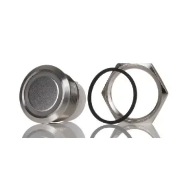 ITW Switches 48M Series Illuminated Push Button Switch, Momentary, Panel Mount, 19.43mm Cutout, SPST, Blue LED, 48V dc, - 48M 112B product image