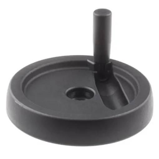 RS PRO Black Thermoplastic Hand Wheel, 150mm diameter - 7027841 product image