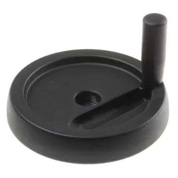 RS PRO Black Thermoplastic Hand Wheel, 175mm diameter - 7027850 product image