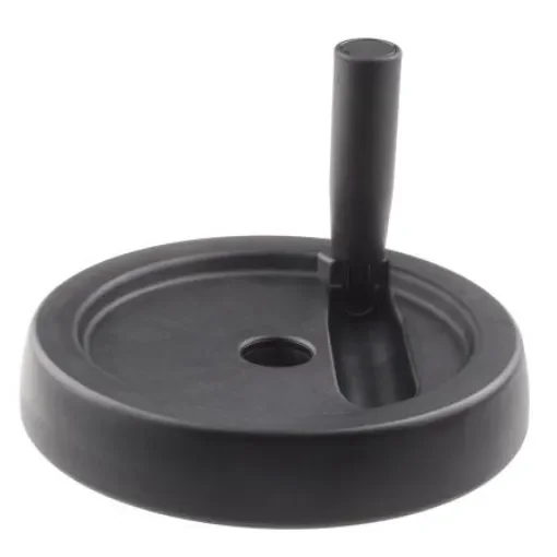 RS PRO Black Thermoplastic Hand Wheel, 200mm diameter - 7027853 product image