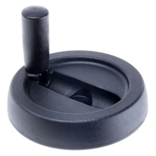 RS PRO Black Nylon Hand Wheel, 80mm diameter - 7027857 product image