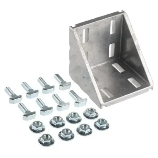 Bosch Rexroth M8 Angle Bracket, Connecting Component, Strut Profile 90 mm, Groove Size 10mm - 3842523578 product image