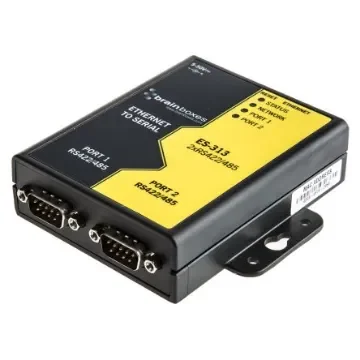 Brainboxes Serial Device Server, 1 Ethernet Port, 2 Serial Port, RS422, RS485 Interface, 1Mbit/s Baud Rate - ES-313 product image