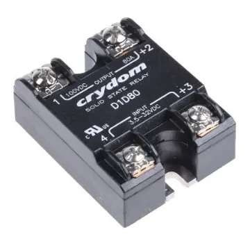 Sensata Crydom 1-DC Series Solid State Relay, 80 A Load, Surface Mount, 100 V Load, 32 V Control - D1D80 product image