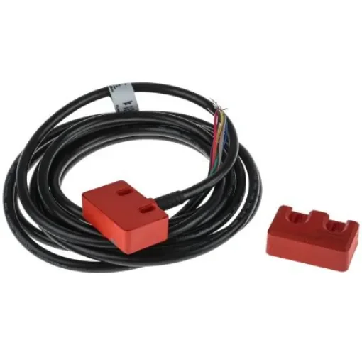 Allen Bradley Guardmaster 440N Series Magnetic Non-Contact Safety Switch, 24V dc, Plastic Housing, 3m Cable - 440N-Z21W1PA product image