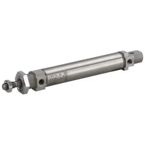 EMERSON – AVENTICS Pneumatic Piston Rod Cylinder - 16mm Bore, 25mm Stroke, MNI Series, Double Acting - 0822032202 product image