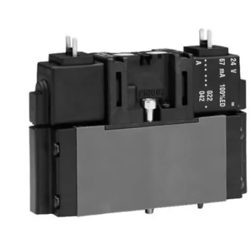 EMERSON – AVENTICS 5/3 Pneumatic Solenoid Valve - Pilot/Pilot CD01-PA Series 24V dc - 5763810220 product image