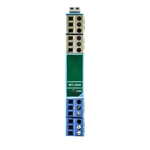 Eaton 2 Channel Zener Barrier, Isolated Driver, Current Input, Current Output, ATEX - MTL5549/RS product image
