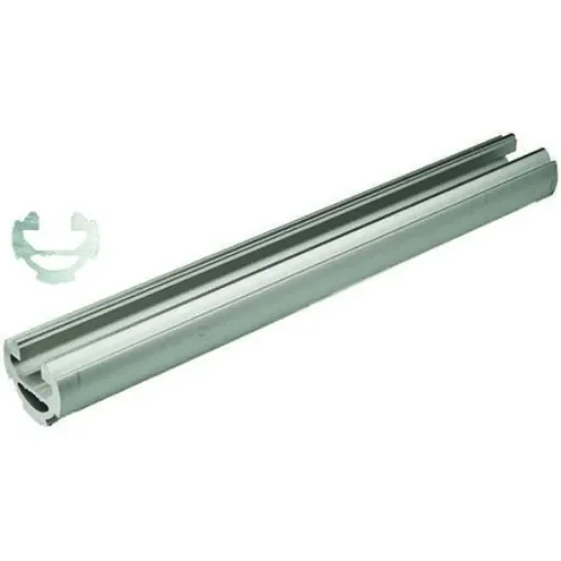 Bosch Rexroth Silver Aluminium Round Tube, 10mm Groove, 2000mm Length, Dia. 28mm, Series EcoShape - 3842996192/2000 product image