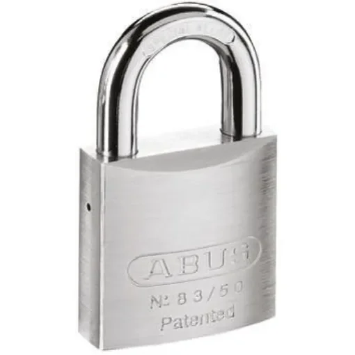 ABUS Key Weatherproof Steel Heavy Duty Padlock, 10mm Shackle, 48mm Body - 83/50 product image