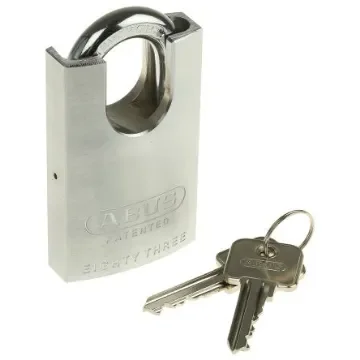 ABUS Key Weatherproof Steel Heavy Duty Padlock, 10mm Shackle, 48mm Body - 83CS/50 product image